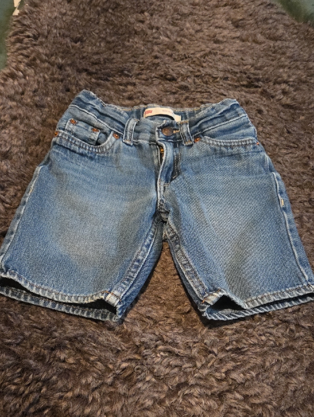 LEVI'S Kids Blue Denim Shorts